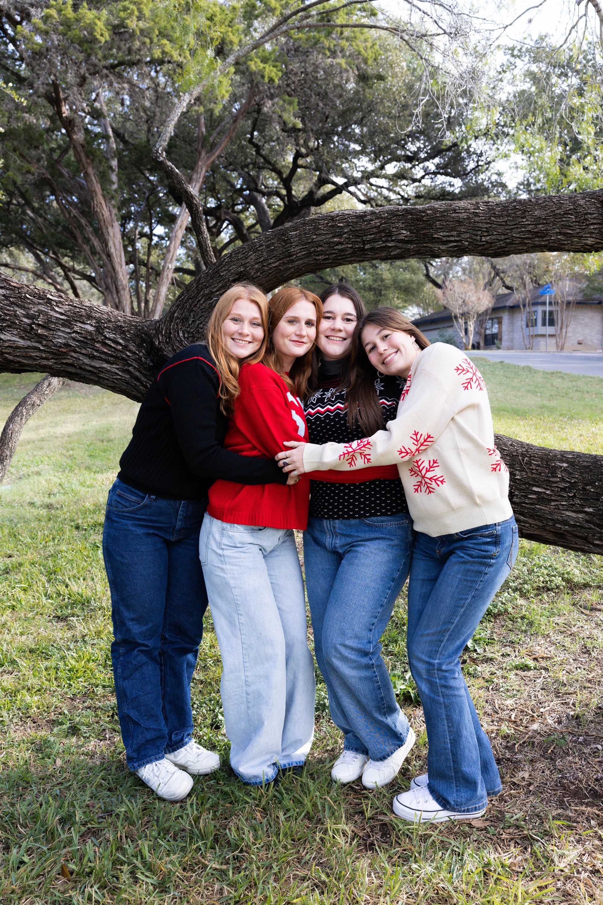 Hannah with her sisters